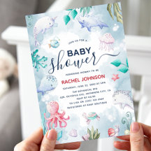 Dulce Aquarela Bajo el Mar Baby Shower