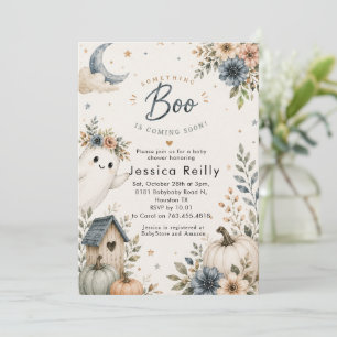 Invitación Dulce Aquarela Little Boo Baby Shower 