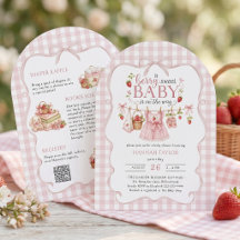 Dulce Baby Shower de Fresa y Bayas