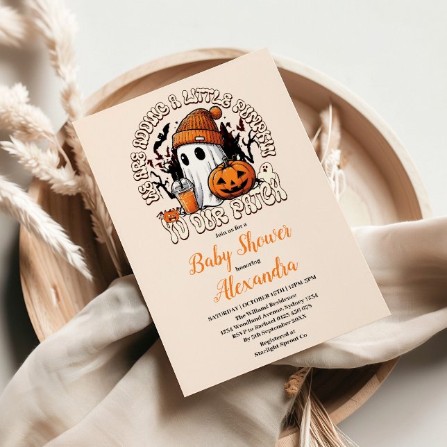 Invitación Dulce Baby Shower de Halloween (Subido por el creador)