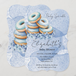 Invitación Dulce Baby Shower de Oh Boy Blue Donuts