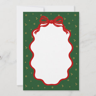 Invitación Dulce Bautizo de Navidad del Osito de Peluche