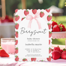 Dulce Bebé Berry Está En Camino Fiesta De Bebé