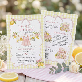 Invitación Dulce Bebé Limón Shower de Bienvenida