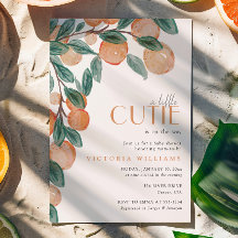 Dulce Bebé Mandarin Shower de Bienvenida