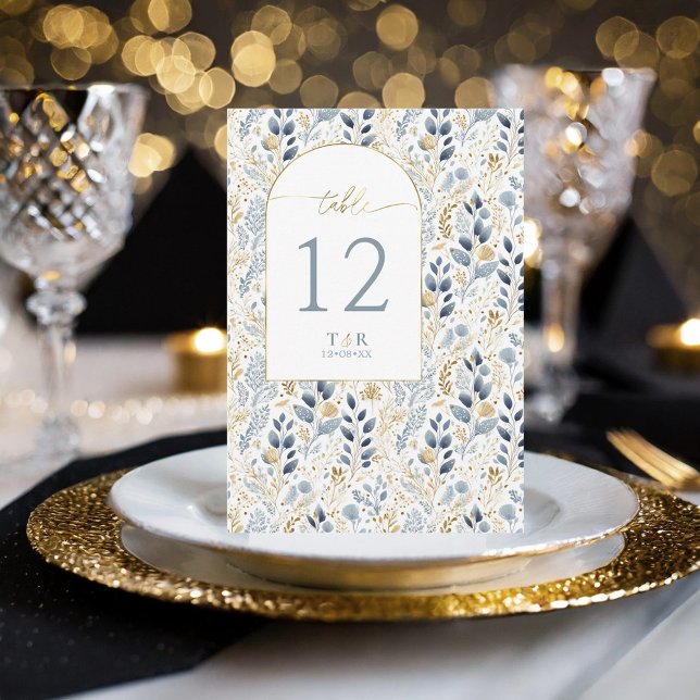 Invitación Dulce Boda Floral Número de tabla ID1045 (Subido por el creador)