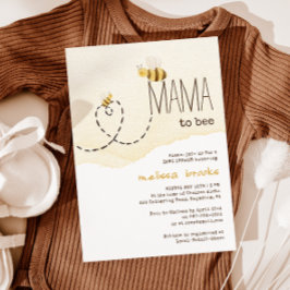 Invitación Dulce Bumblebee Mamá Para Ser Invitada En Baby Sho