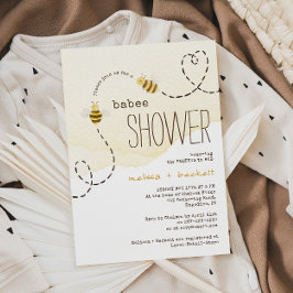 Invitación Dulce Bumblebee Parejas Bebé Ducha