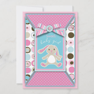 Invitación Dulce Bunny Card 2