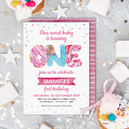 Invitación Dulce Candyland Primer cumpleaños