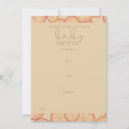 Invitación Dulce Citrus Bliss: Un nuevo nuevo comienzo