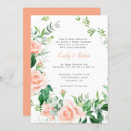 Invitación Dulce como Boda de los Rosas de color azul