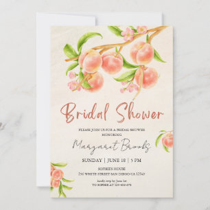 Invitación Dulce como ducha de novias de melena