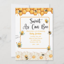 Invitación Dulce Como Puede Ser Abeja