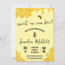 ¡Dulce como puede ser! Abeja de miel, cariño, Baby