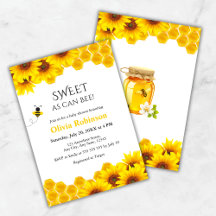 Dulce como puede ser Abeja Shower de bebé