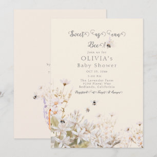 Invitación Dulce como puede ser Baby Shower