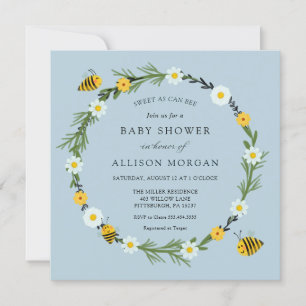 Invitación Dulce como puede ser Baby Shower