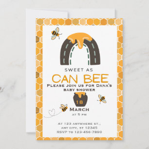 Invitación Dulce como puede ser, Baby Shower