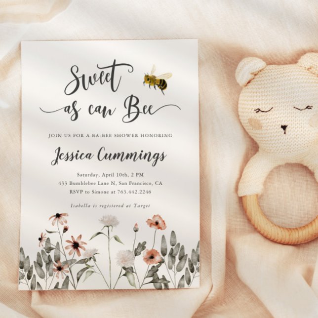Invitación Dulce como puede ser Baby Shower (Subido por el creador)