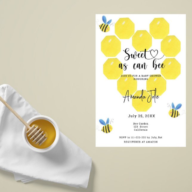 Invitación Dulce como puede ser baby shower (Subido por el creador)