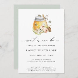 Invitación Dulce como puede ser Baby Shower