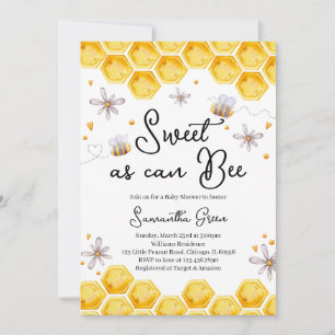 Invitación Dulce como puede ser Baby Shower