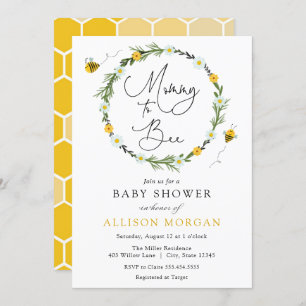 Invitación Dulce como puede ser Baby Shower