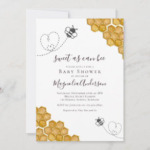 Invitación Dulce como puede ser Baby Shower