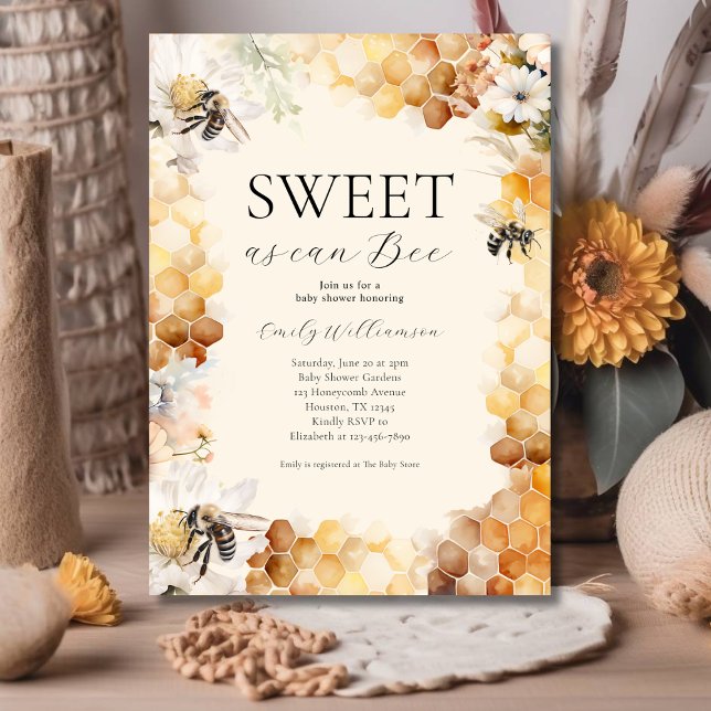 Invitación Dulce como puede ser Baby Shower neutral en cuanto (Subido por el creador)