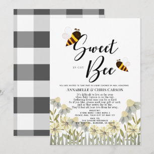 Invitación Dulce como puede ser Baby Shower por correo