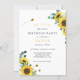 Invitación Dulce como puede ser cumpleaños