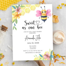 Dulce como puede ser floral baby shower