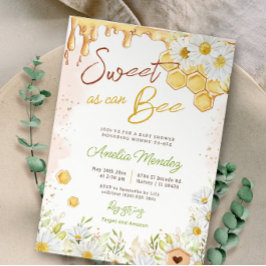 Invitación Dulce como puede ser honeycomb Baby Shower Sprinkl