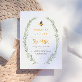 Invitación Dulce como puede ser un Baby Shower Rústico Neutra