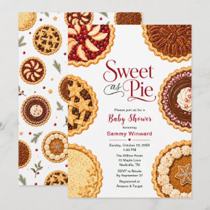 Invitación Dulce como una Navidad de bebé