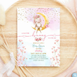 Invitación Dulce conejita bebé ducha