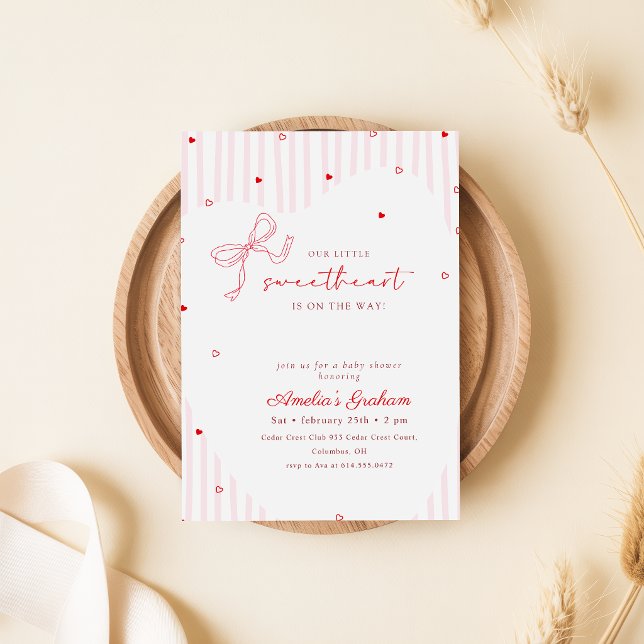 Invitación Dulce Corazoncita Fiesta de Bebé (Subido por el creador)