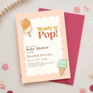 Invitación Dulce Cumpleaños Bebe Paletas De Verano Monas De H