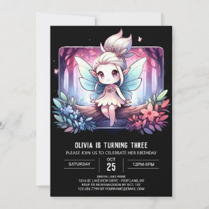 Invitación Dulce cumpleaños de productos lácteos Minimalistas