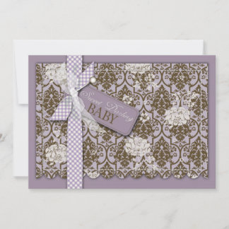 Invitación Dulce Darling Baby Invitation Card