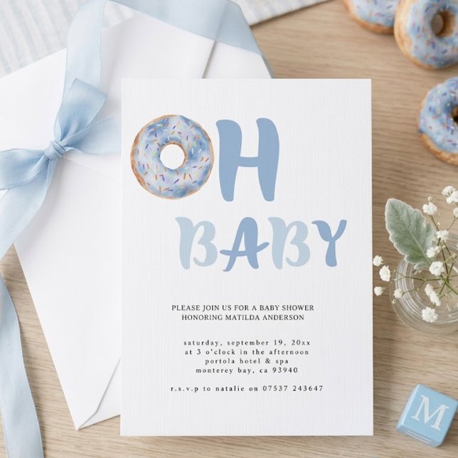 Invitación Dulce de amor con sprinkles shower de bebé (Subido por el creador)