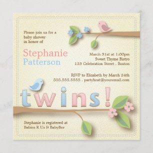 Invitación dulce de Baby Shower del chica del