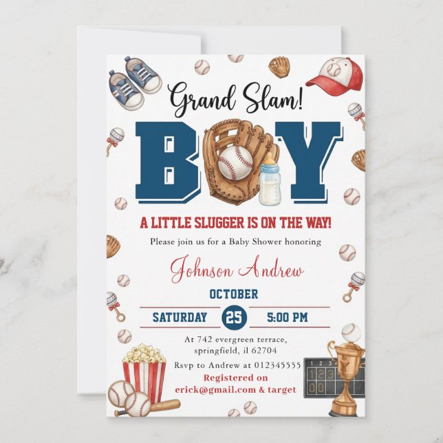 Invitación Dulce de Bienvenida Personalizado Slumdunk Oh Chic (Anverso)