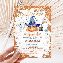 Dulce de Calabaza Halloween Little Boo Baby Shower