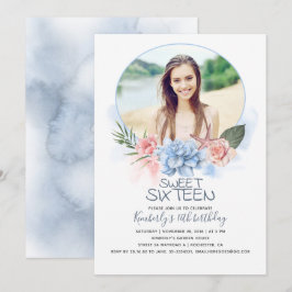 Invitación Dulce de cumpleaños 16 | Foto de cumpleaños de Bea