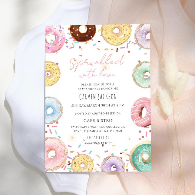Invitación Dulce de Cumpleaños con Amor para Baby Shower (Subido por el creador)