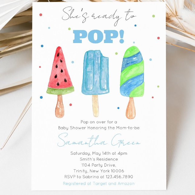 Invitación Dulce de Cumpleaños de Paleta Azul (Subido por el creador)