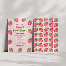 Dulce de Frutas Rosa Rojo Fresa Despedida de Solte