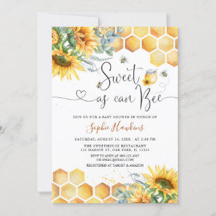 Invitación Dulce de girasol como puede ser que mami sea Baby